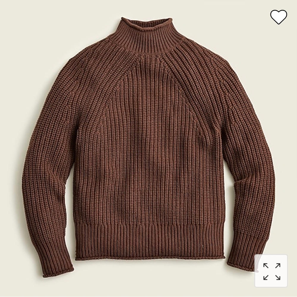 J.Crew relaxed roll neck sweater - small NWT